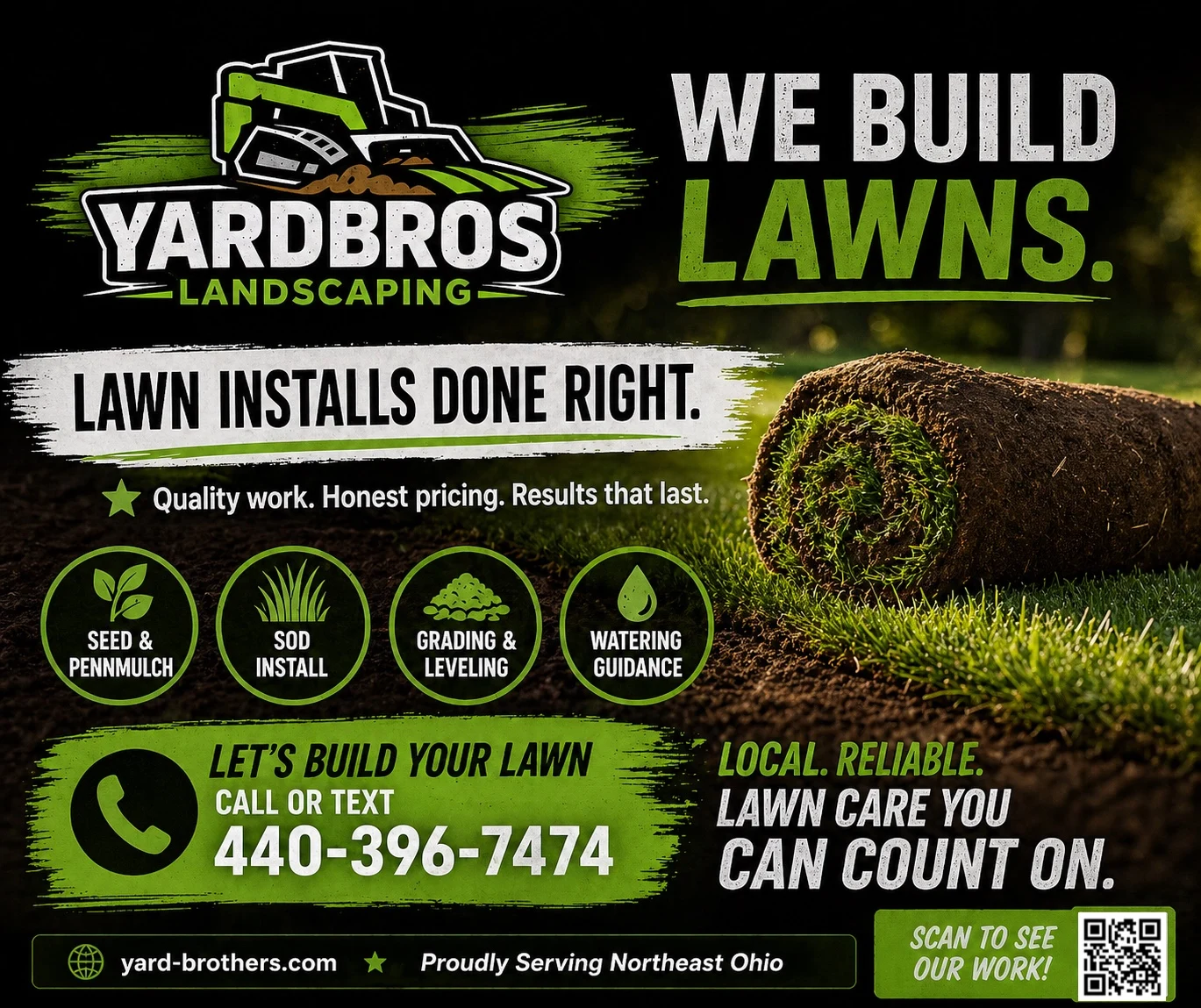YardBros service flyer enlarged
